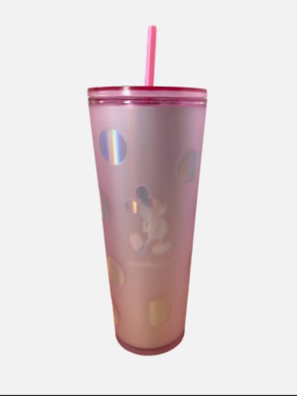Disney Parks Starbucks Mickey Mouse Polka Dot Pink cup